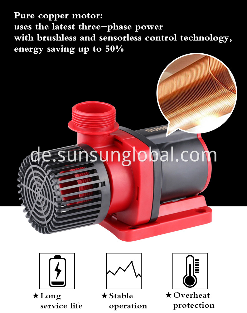 Sunsun China 24 Volt Automatisch Hochdruck Elektrisch Mining Sumberisible DC Wasserpumpe